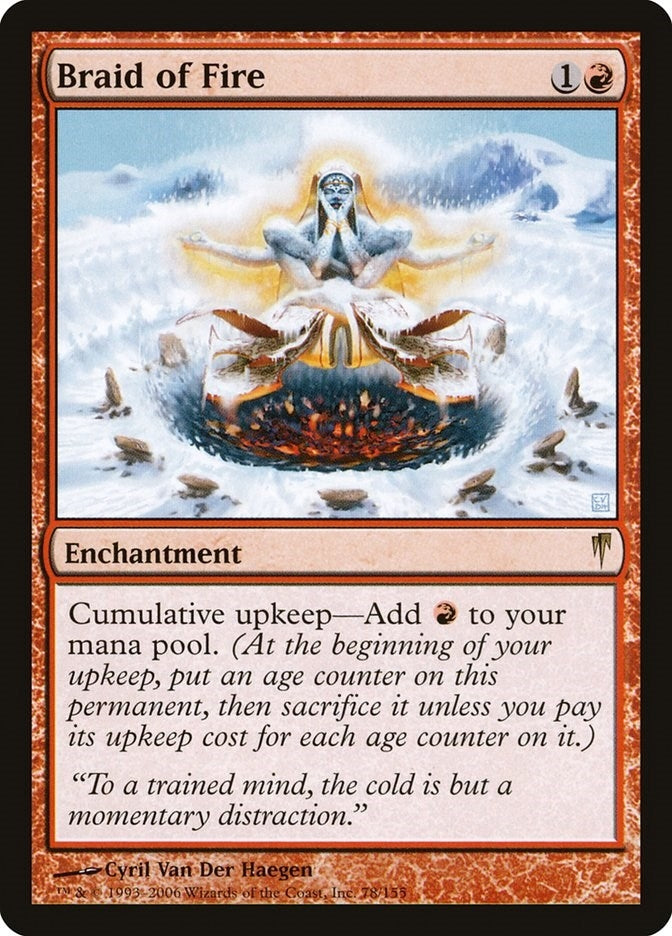 Image for Braid of Fire (Coldsnap) (78) - Magic: The Gathering