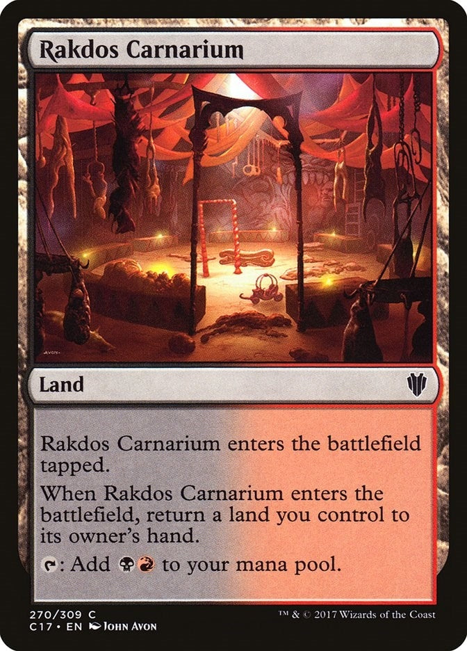 Image for Rakdos Carnarium (Commander 2017) (270) - Magic: The Gathering