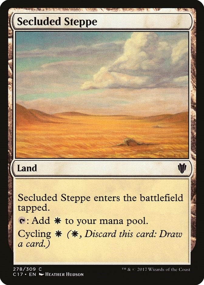 Image for Secluded Steppe (Commander 2017) (278) - Magic: The Gathering
