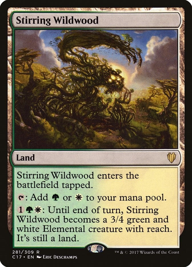 Image for Stirring Wildwood (Commander 2017) (281) - Magic: The Gathering