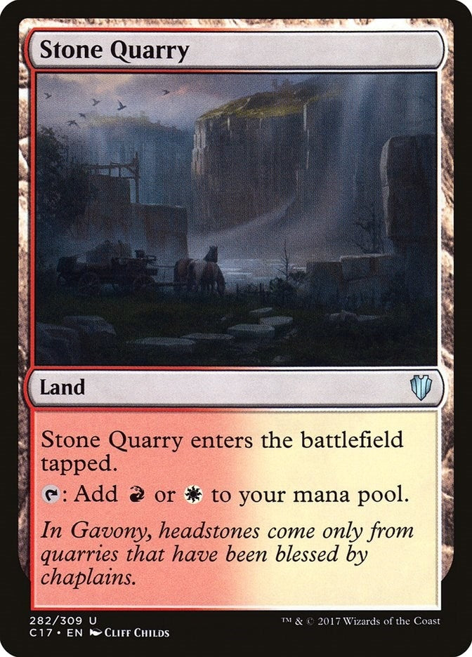 Image for Stone Quarry (Commander 2017) (282) - Magic: The Gathering
