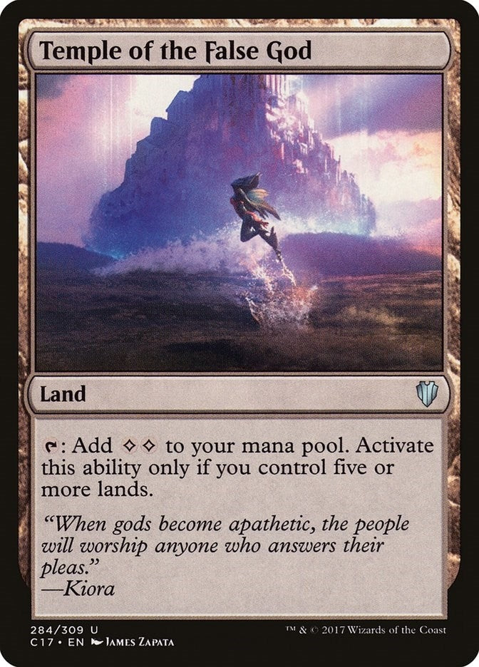 Image for Temple of the False God (Commander 2017) (284) - Magic: The Gathering