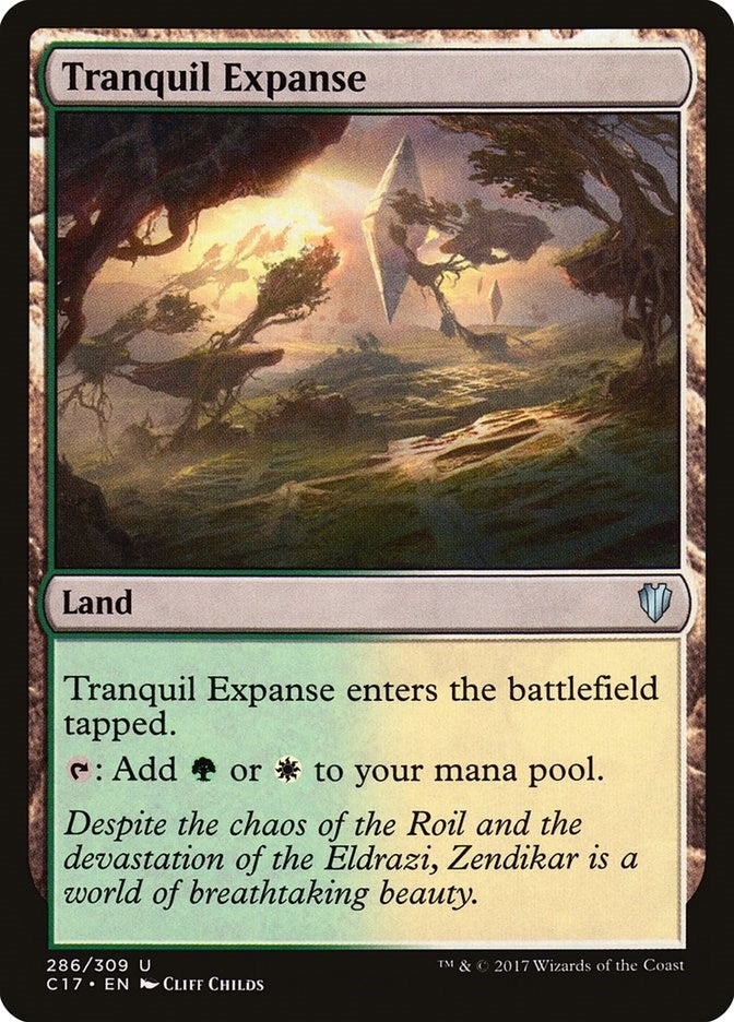 Image for Tranquil Expanse (Commander 2017) (286) - Magic: The Gathering