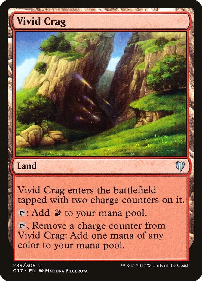 Image for Vivid Crag (Commander 2017) (289) - Magic: The Gathering
