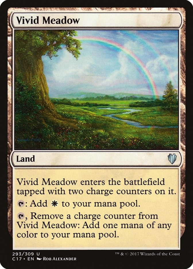 Image for Vivid Meadow (Commander 2017) (293) - Magic: The Gathering