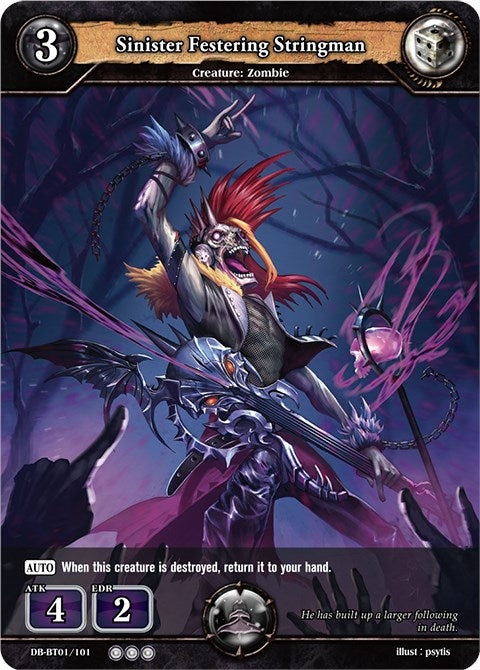 Image for Sinister Festering Stringman (Rally to War) (DB-BT01/101) - Dragoborne