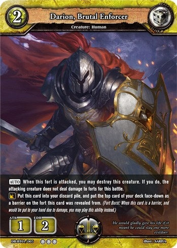 Image for Darion, Brutal Enforcer (Rally to War) (DB-BT01/005) - Dragoborne