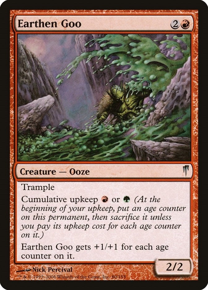 Image for Earthen Goo (Coldsnap) (80) - Magic: The Gathering