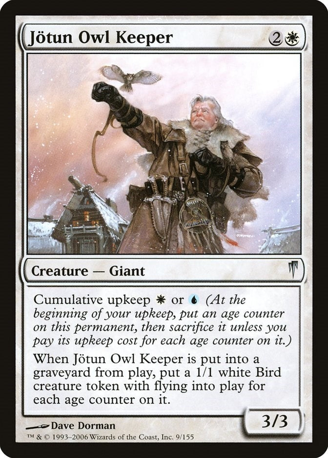 Image for Jotun Owl Keeper (Coldsnap) (9) - Magic: The Gathering