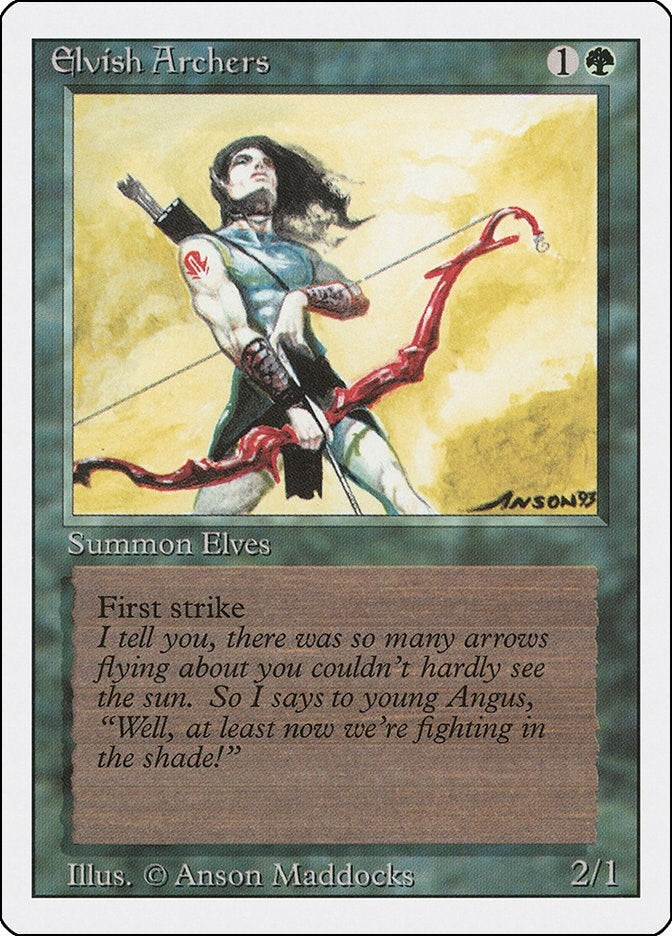 Image for Elvish Archers (Revised Edition) - Magic: The Gathering