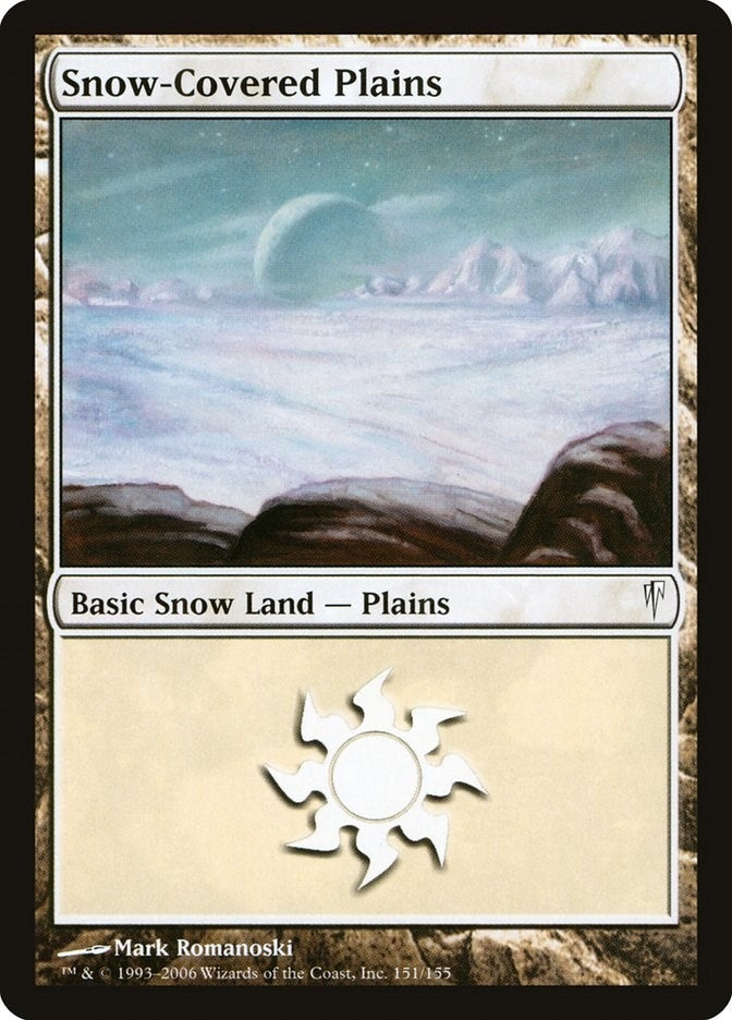 Image for Snow-Covered Plains (Coldsnap) (151) - Magic: The Gathering