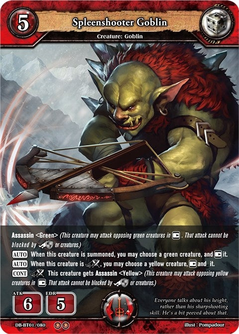 Image for Spleenshooter Goblin (Rally to War) (DB-BT01/080) - Dragoborne