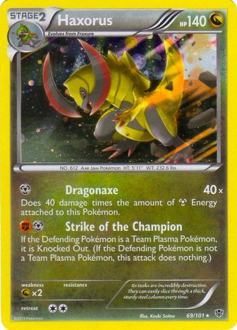 Image for Haxorus - 69/101 (Cosmos Holo) (Blister Exclusives) (069/101) - Pokemon