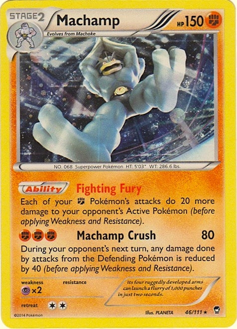 Image for Machamp - 46/111 (Cosmos Holo) (Blister Exclusives) (046/111) - Pokemon