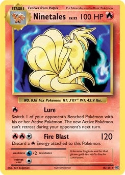 Image for Ninetales - 15/108 (XY Evolutions) (Non-Holo) (Deck Exclusives) (015/108) - Pokemon