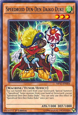 Image for Speedroid Den-Den Daiko Duke (2017 Mega-Tins Mega Pack) (MP17-EN004) - YuGiOh