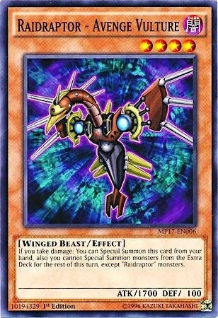 Image for Raidraptor - Avenge Vulture (2017 Mega-Tins Mega Pack) (MP17-EN006) - YuGiOh