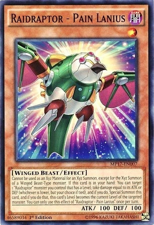 Image for Raidraptor - Pain Lanius (2017 Mega-Tins Mega Pack) (MP17-EN007) - YuGiOh