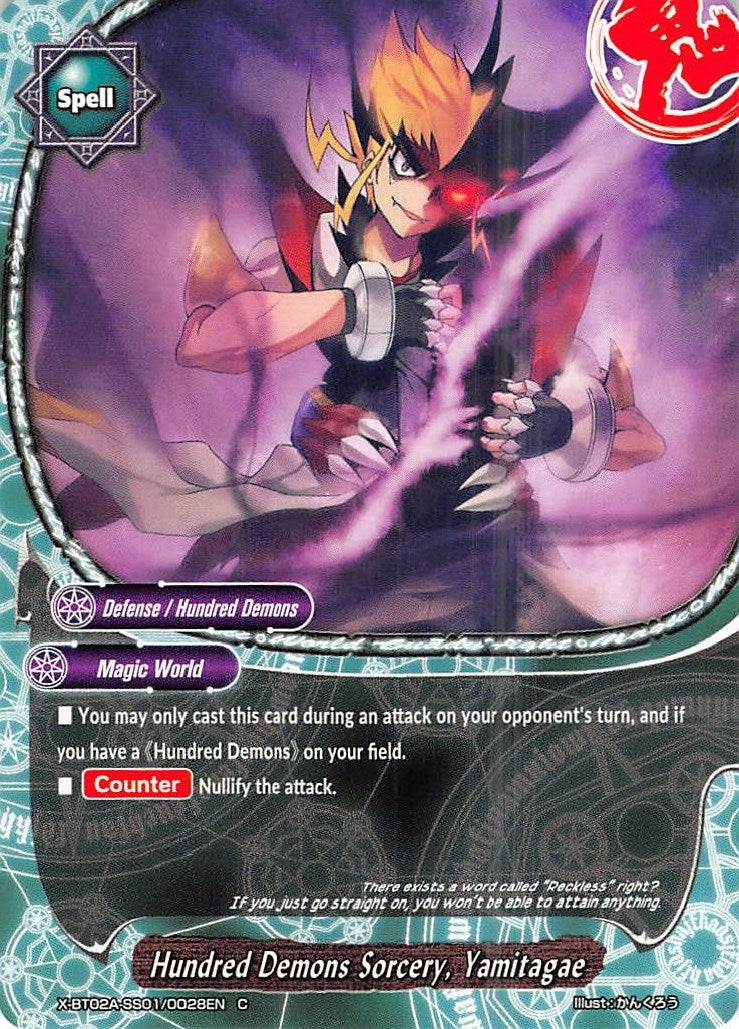 Image for Hundred Demons Sorcery, Yamitagae (Evolution & Mutation) (X-BT02A-SS01/0028EN) - Future Card BuddyFight
