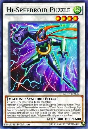 Image for Hi-Speedroid Puzzle (2017 Mega-Tins Mega Pack) (MP17-EN026) - YuGiOh