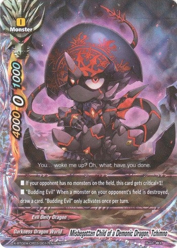 Image for Misbegotten Child of a Demonic Dragon, Tchimno (Evolution & Mutation) (X-BT02A-CP03/0017EN) - Future Card BuddyFight