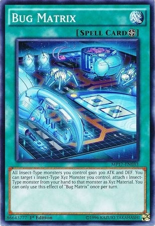 Image for Bug Matrix (2017 Mega-Tins Mega Pack) (MP17-EN033) - YuGiOh