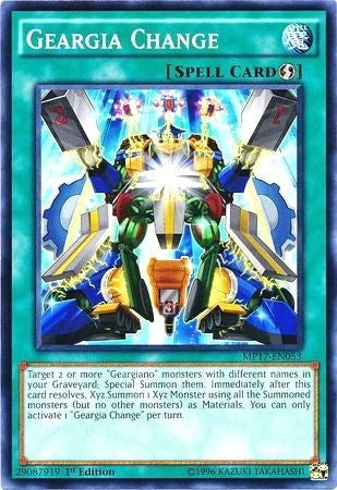 Image for Geargia Change (2017 Mega-Tins Mega Pack) (MP17-EN053) - YuGiOh
