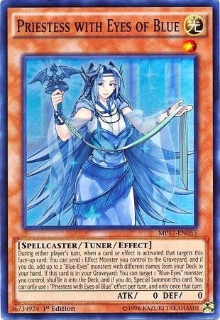 Image for Priestess with Eyes of Blue (2017 Mega-Tins Mega Pack) (MP17-EN055) - YuGiOh
