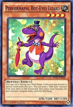 Image for Performapal Bot-Eyes Lizard (2017 Mega-Tins Mega Pack) (MP17-EN058) - YuGiOh