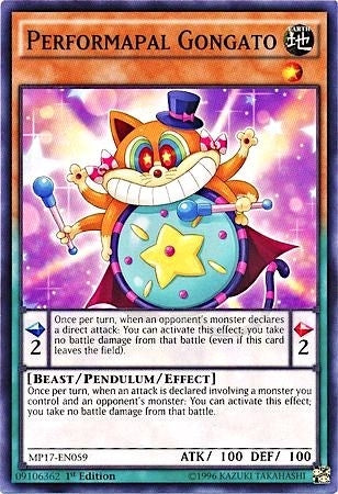 Image for Performapal Gongato (2017 Mega-Tins Mega Pack) (MP17-EN059) - YuGiOh