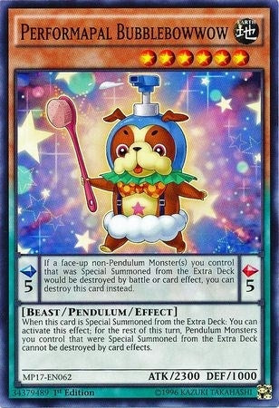 Image for Performapal Bubblebowwow (2017 Mega-Tins Mega Pack) (MP17-EN062) - YuGiOh
