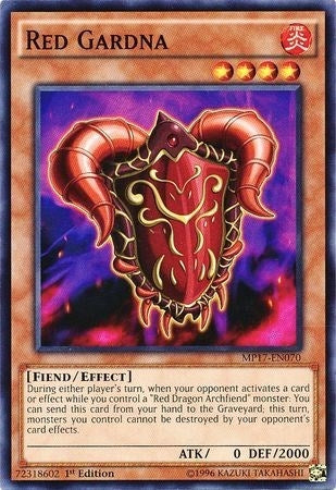 Image for Red Gardna (2017 Mega-Tins Mega Pack) (MP17-EN070) - YuGiOh