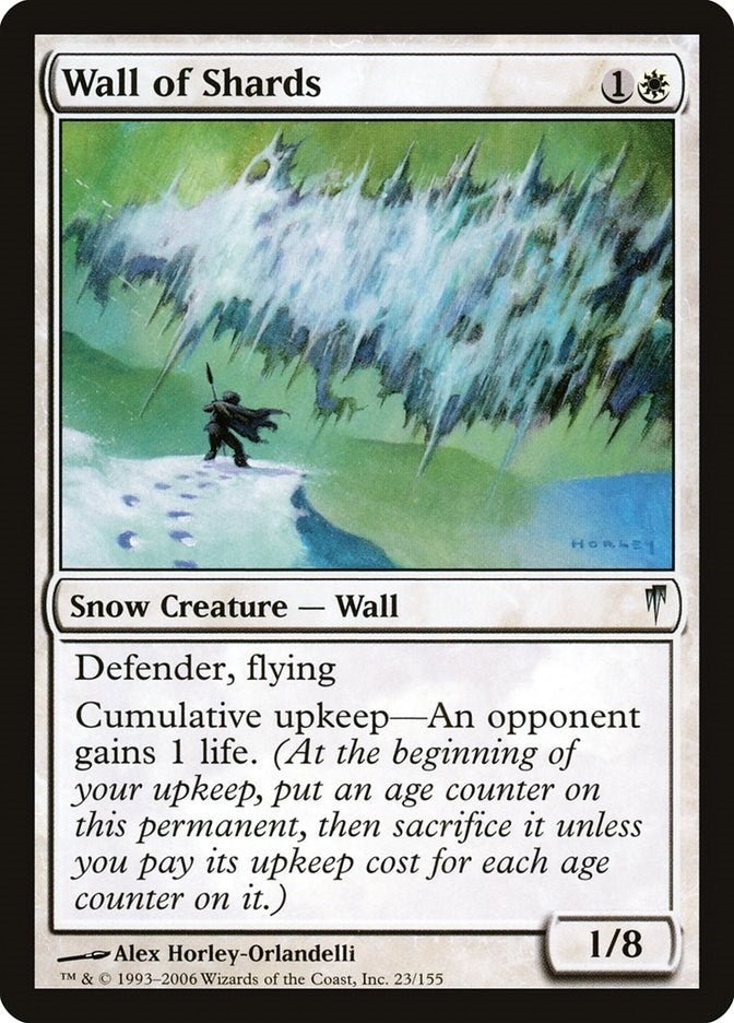 Image for Wall of Shards (Coldsnap) (23) - Magic: The Gathering