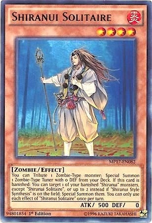 Image for Shiranui Solitaire (2017 Mega-Tins Mega Pack) (MP17-EN082) - YuGiOh