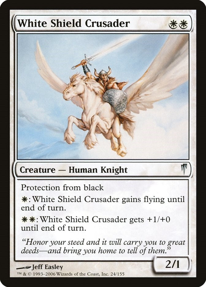 Image for White Shield Crusader (Coldsnap) (24) - Magic: The Gathering