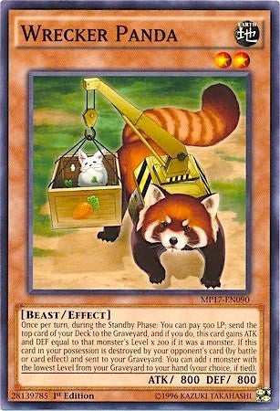 Image for Wrecker Panda (2017 Mega-Tins Mega Pack) (MP17-EN090) - YuGiOh