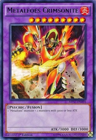 Image for Metalfoes Crimsonite (2017 Mega-Tins Mega Pack) (MP17-EN094) - YuGiOh