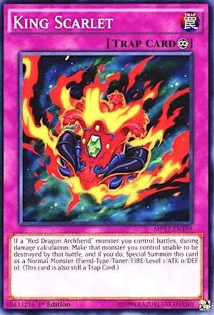 Image for King Scarlet (2017 Mega-Tins Mega Pack) (MP17-EN109) - YuGiOh