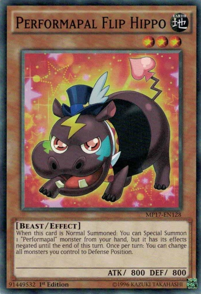 Image for Performapal Flip Hippo (2017 Mega-Tins Mega Pack) (MP17-EN128) - YuGiOh