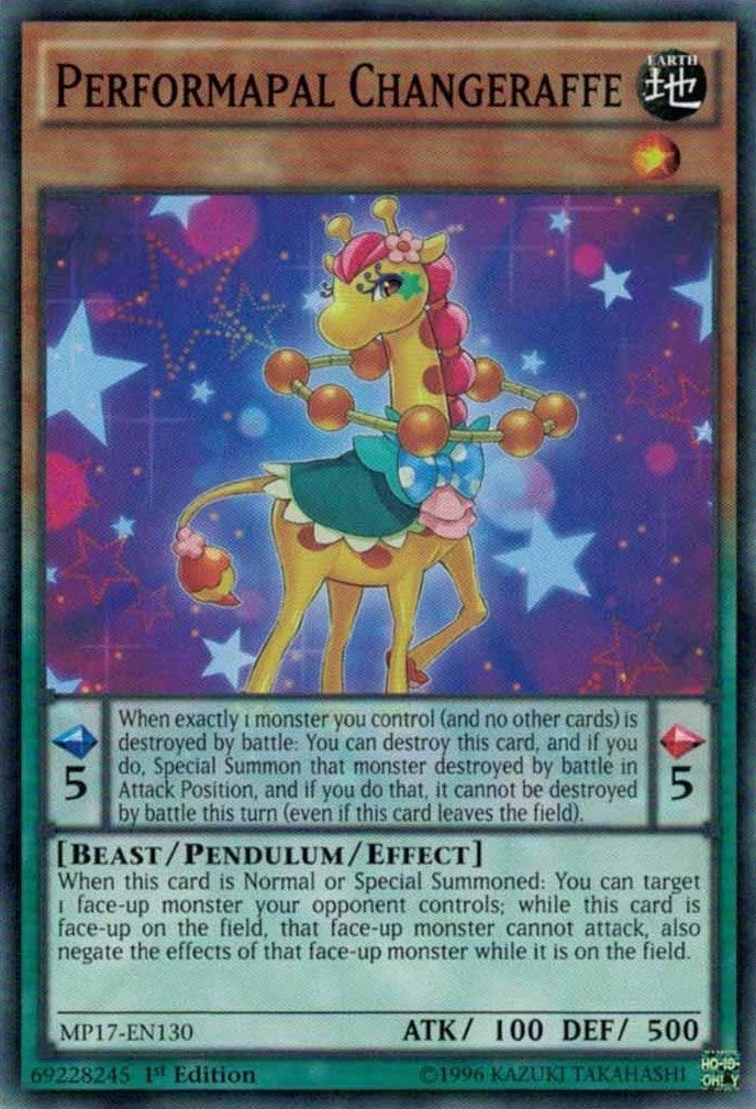 Image for Performapal Changeraffe (2017 Mega-Tins Mega Pack) (MP17-EN130) - YuGiOh