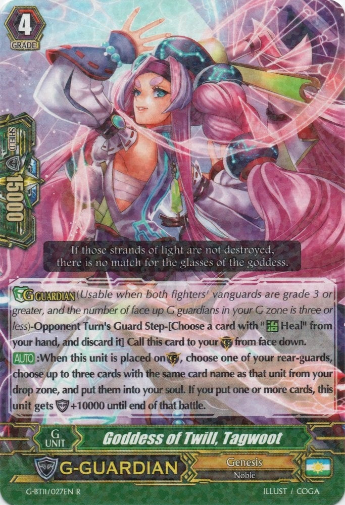 Image for Goddess of Twill, Tagwoot (G-BT11: Demonic Advent) (G-BT11/027EN) - Cardfight Vanguard