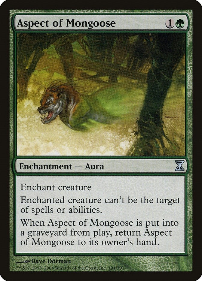 Image for Aspect of Mongoose (Time Spiral) (191) - Magic: The Gathering
