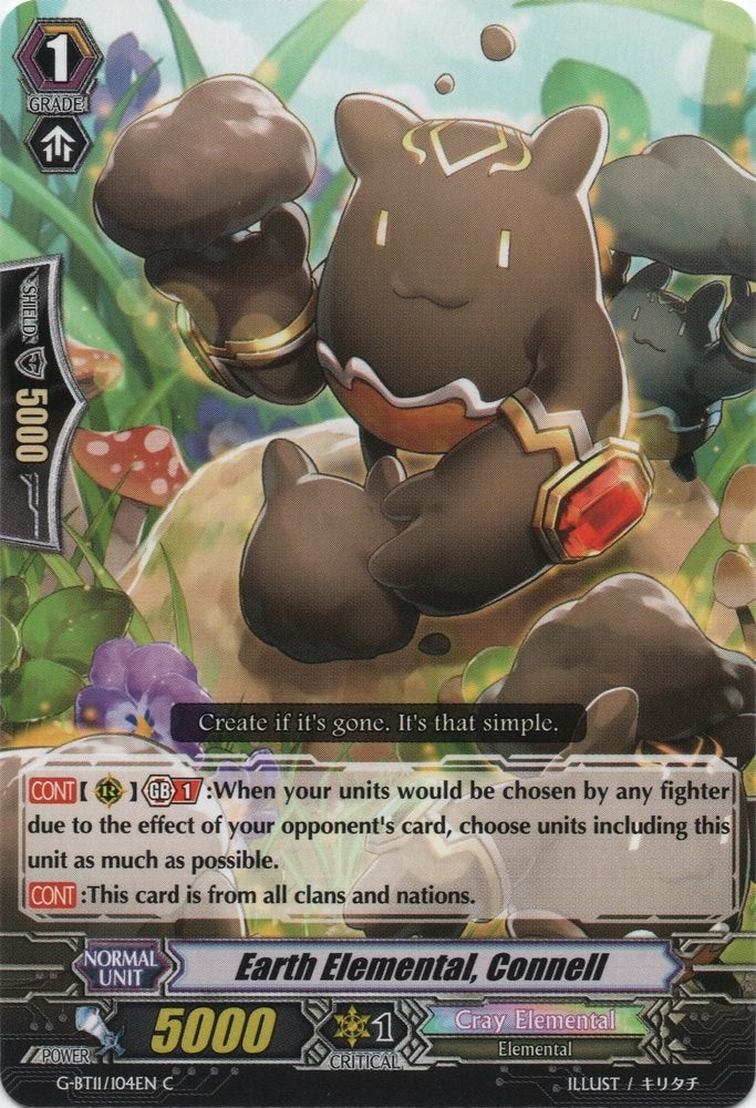Image for Earth Elemental, Connell (G-BT11: Demonic Advent) (G-BT11/104EN) - Cardfight Vanguard