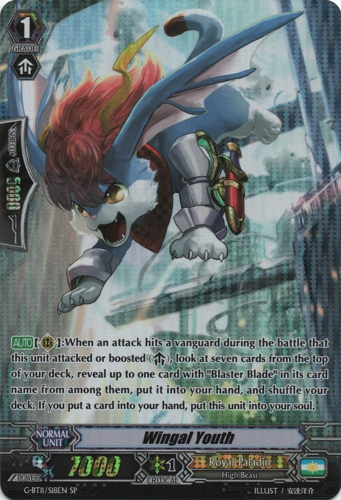 Image for Wingal Youth (SP) (G-BT11: Demonic Advent) (G-BT11/S18EN) - Cardfight Vanguard