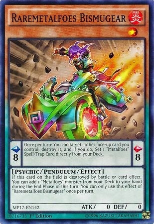 Image for Raremetalfoes Bismugear (2017 Mega-Tins Mega Pack) (MP17-EN142) - YuGiOh