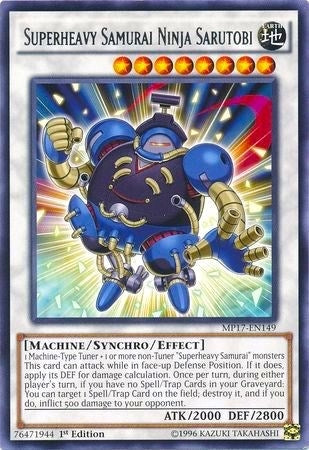 Image for Superheavy Samurai Ninja Sarutobi (2017 Mega-Tins Mega Pack) (MP17-EN149) - YuGiOh