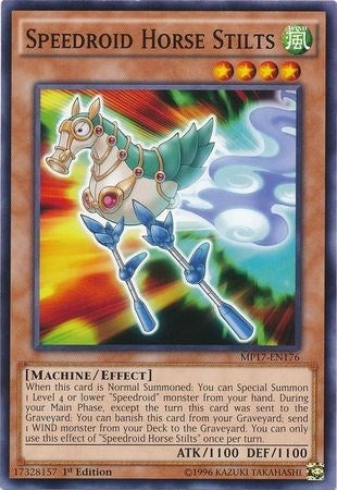 Image for Speedroid Horse Stilts (2017 Mega-Tins Mega Pack) (MP17-EN176) - YuGiOh