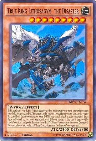 Image for True King Lithosagym, the Disaster (2017 Mega-Tins Mega Pack) (MP17-EN186) - YuGiOh