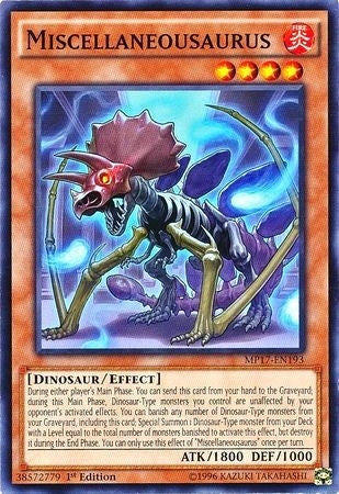 Image for Miscellaneousaurus (2017 Mega-Tins Mega Pack) (MP17-EN193) - YuGiOh