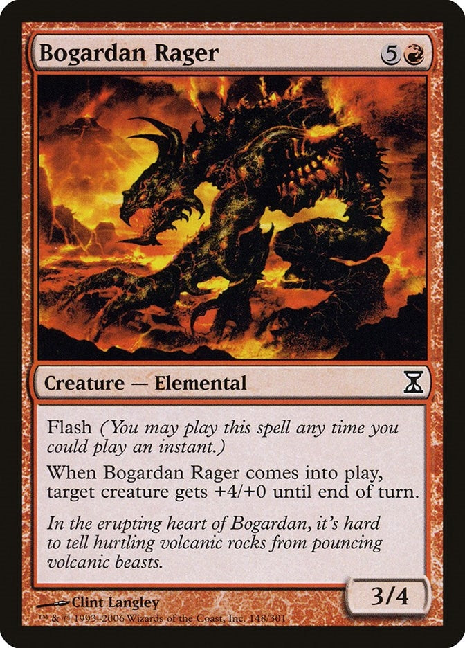 Image for Bogardan Rager (Time Spiral) (148) - Magic: The Gathering